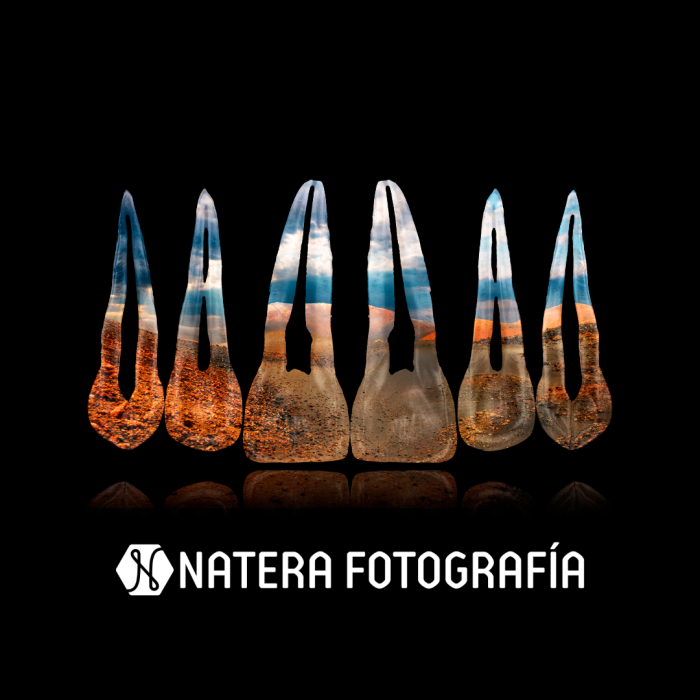 Composición de dientes. Parque natural Timanfaya, Lanzarote